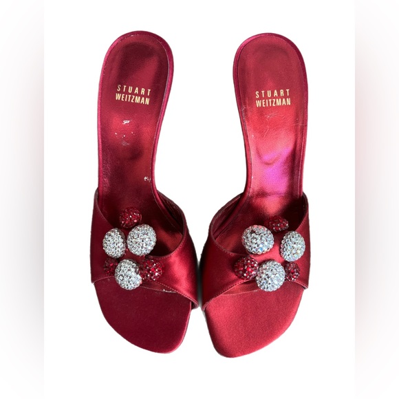 Stuart Weitzman red heels - Picture 1 of 4